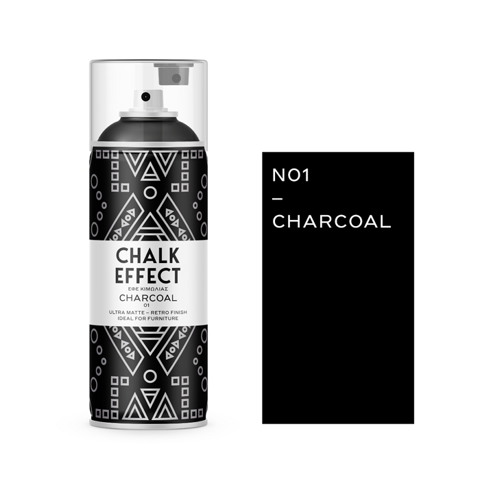 Xroma Kimolias se Spray Chalk Effect Charcoal No 1, 400ml